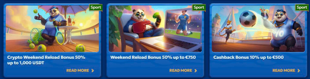crypto bonuses pandido